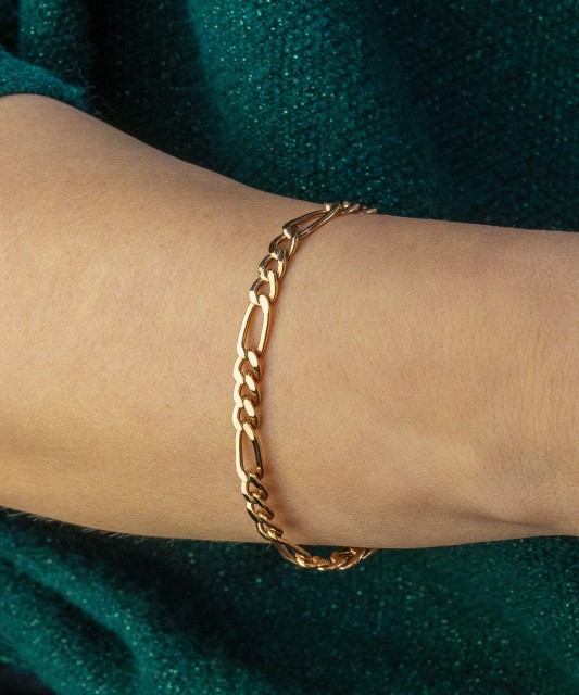 Auksinė apyrankė "Figaro" 6.1mm - Auksinės apyrankės - Goldinga
