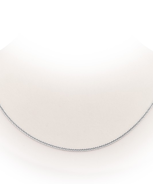 Sidabrinė grandinėlė dengta rodžiu "Spiker" 4.9mm - Sidabrinės grandinėlės - Goldinga
