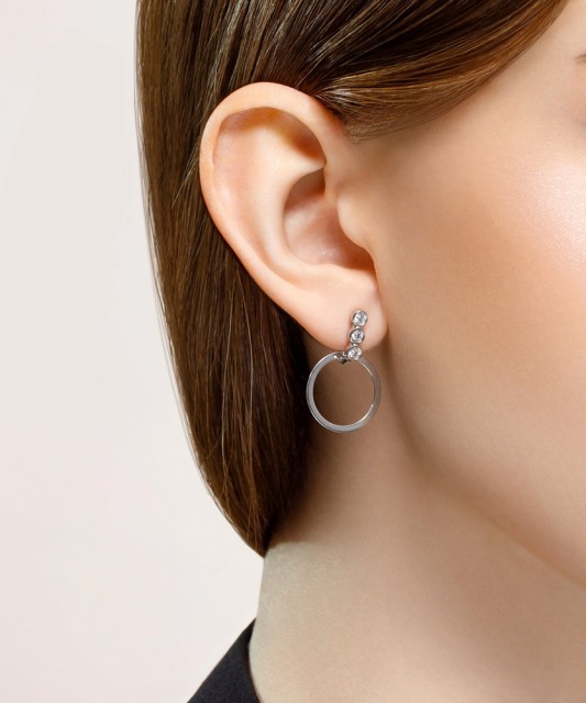 Sidabriniai auskarai su cirkoniais - Sidabriniai auskarai - Goldinga