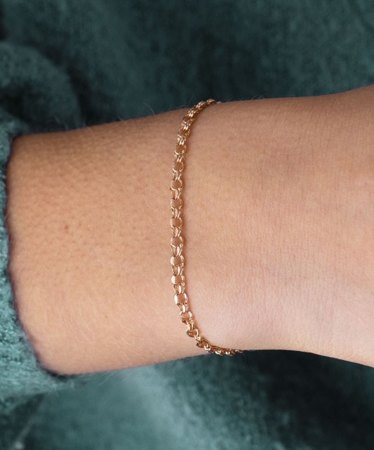 Auksinė apyrankė "Bismark" 3.1mm - Auksinės apyrankės - Goldinga