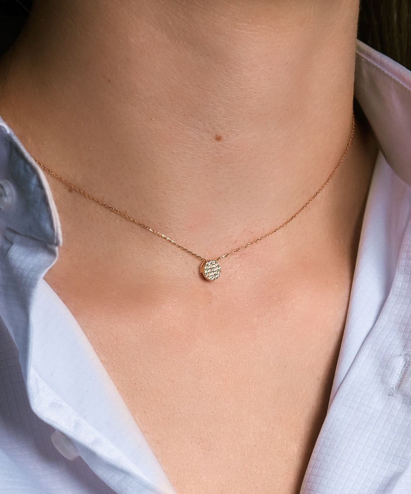 Auksinė Grandinėlė Su Cirkonio Pakabuku - Perkamiausi - Goldinga