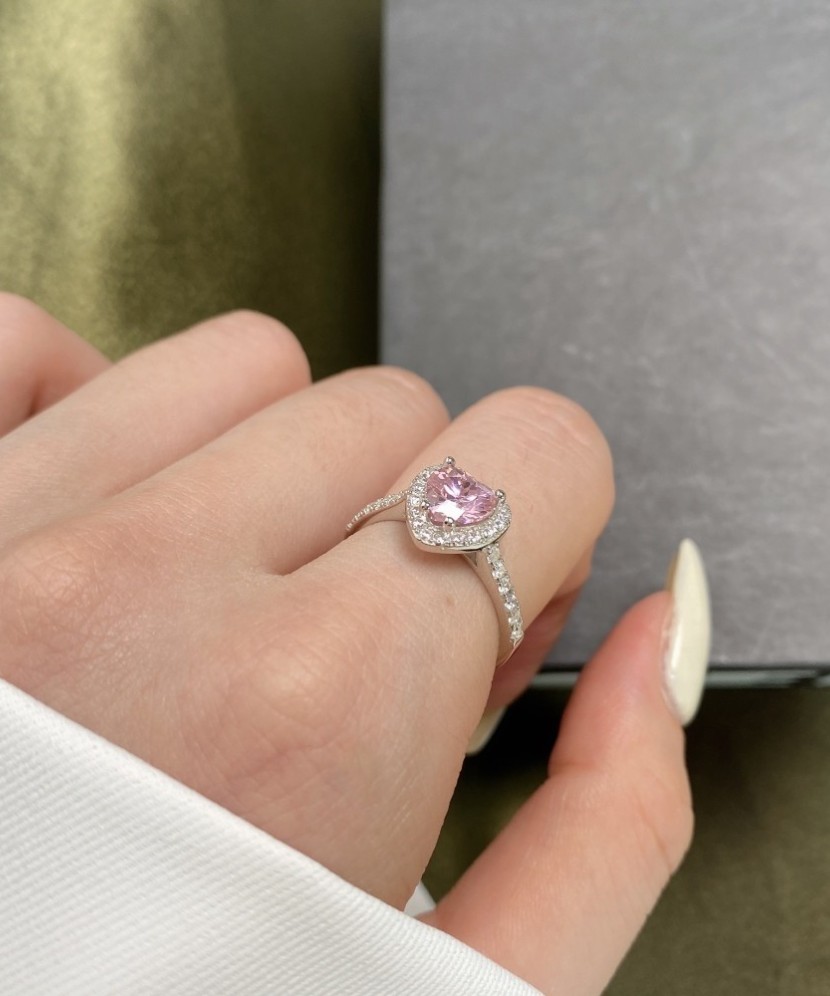 Sidabrinis žiedas su cirkoniais - Sidabriniai žiedai - Goldinga