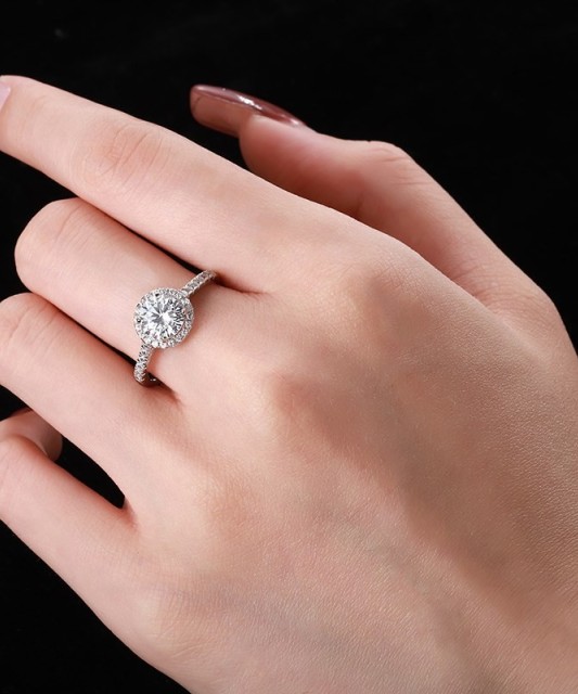 Sidabrinis žiedas su cirkoniais - Sidabriniai žiedai - Goldinga