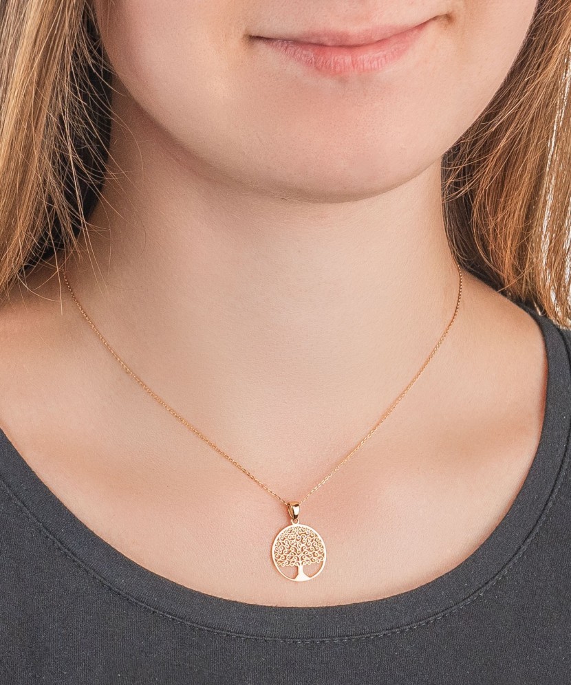 Auksinis pakabukas "Gyvybės medis" - Auksiniai pakabukai - Goldinga