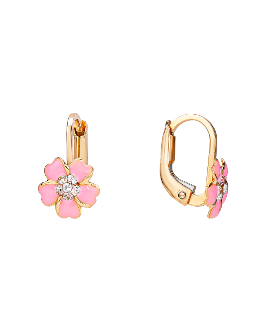 Auksiniai auskarai gėlytės - Auksiniai auskarai - Goldinga