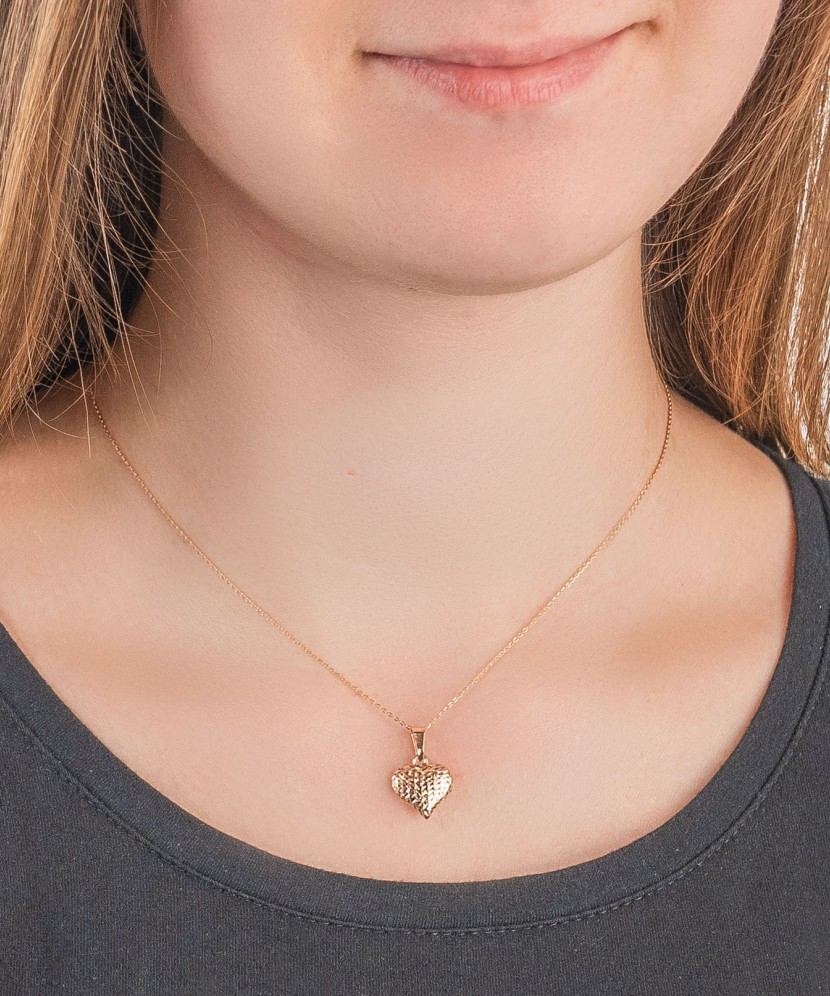 Auksinis pakabukas "Širdelė" - Auksiniai pakabukai - Goldinga