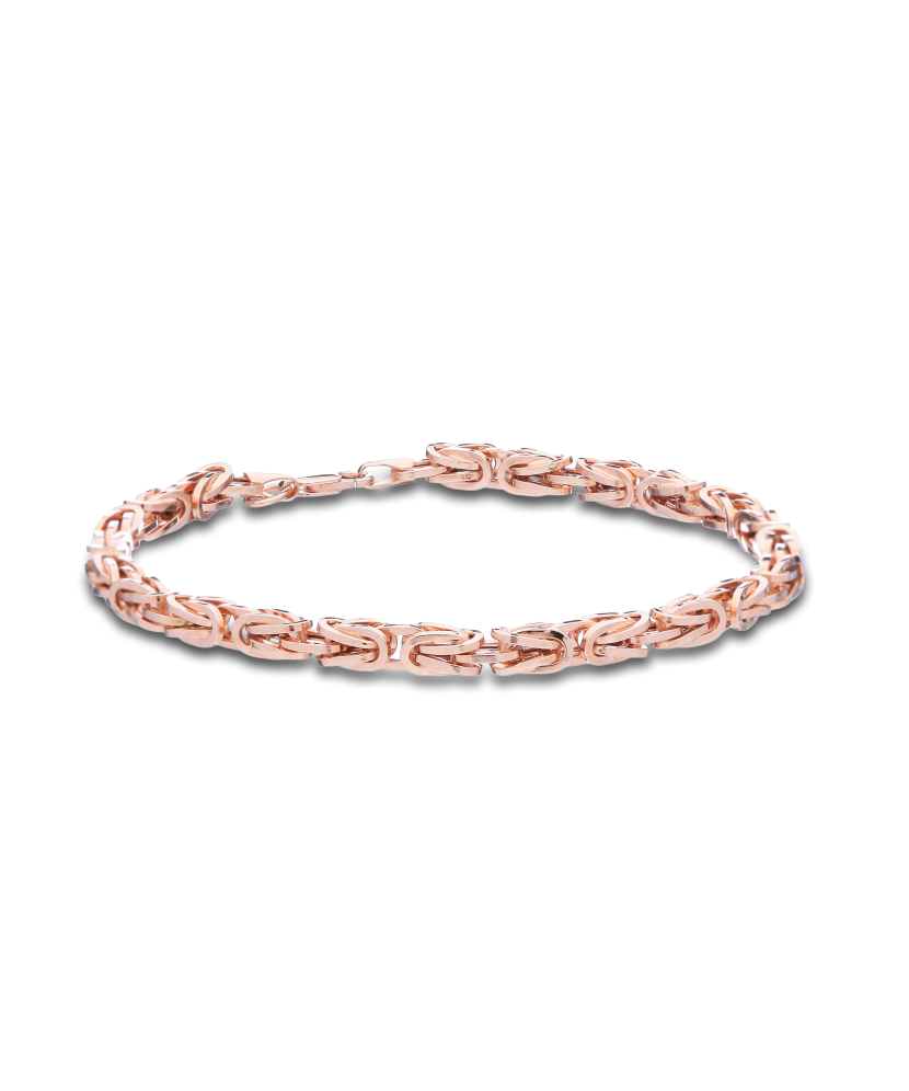 Auksinė apyrankė "Royal python" 3.9mm - Auksinės apyrankės - Goldinga
