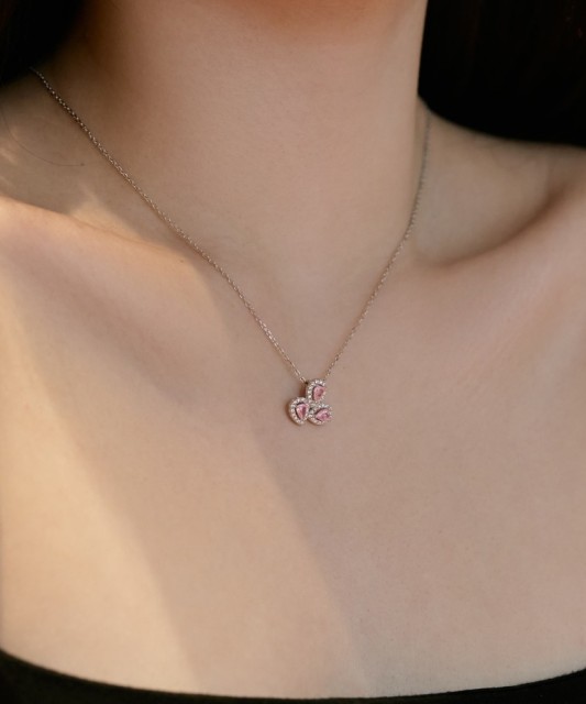 Sidabrinė Grandinėlė Su Cirkonio Pakabuku - Sidabrinės grandinėlės su pakabukais - Goldinga