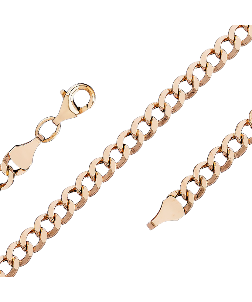 Auksinė grandinėlė "Curb" 8.5mm - Auksinės grandinėlės - Goldinga