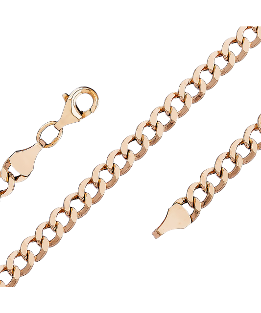 Auksinė grandinėlė "Curb" 8.5mm - Auksinės grandinėlės - Goldinga