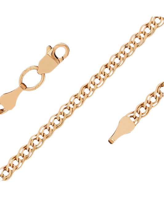 Auksinė grandinėlė "Mona Liza" 4.2mm - Auksinės grandinėlės - Goldinga