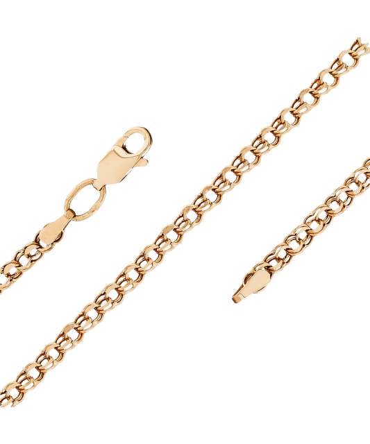 Auksinė grandinėlė "Bismark" 3.3mm - Auksinės grandinėlės - Goldinga