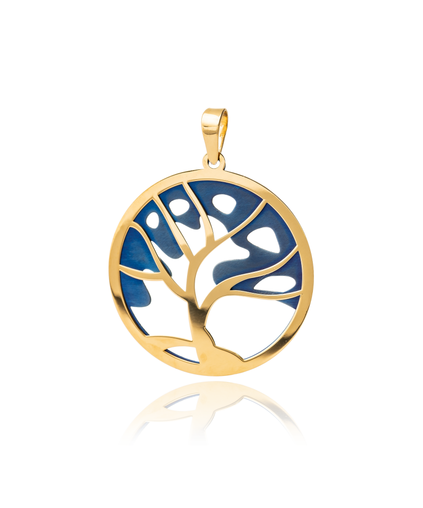 Sidabrinis paaksuotas pakabukas su titanu - Sidabriniai pakabukai - Goldinga