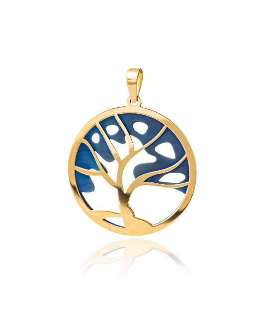 Sidabrinis paaksuotas pakabukas su titanu - Sidabriniai pakabukai - Goldinga