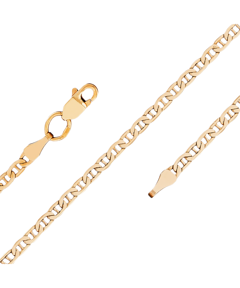 Auksinė grandinėlė "Marina" 2.1mm - Auksinės grandinėlės - Goldinga