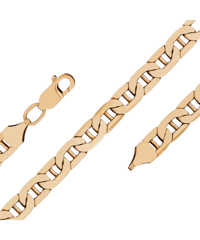 Auksinė grandinėlė "Marina" 8.1mm - Auksinės grandinėlės - Goldinga
