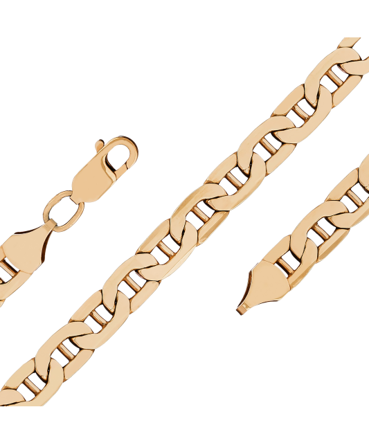 Auksinė grandinėlė "Marina" 8.1mm - Auksinės grandinėlės - Goldinga