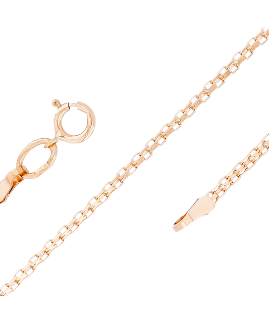 Auksinė grandinėlė "Tractor" 2.4mm - Auksinės grandinėlės - Goldinga
