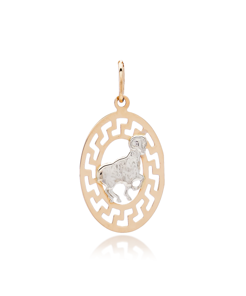 Auksinis pakabukas "avinas" - Zodiako ženklų pakabukai - Goldinga