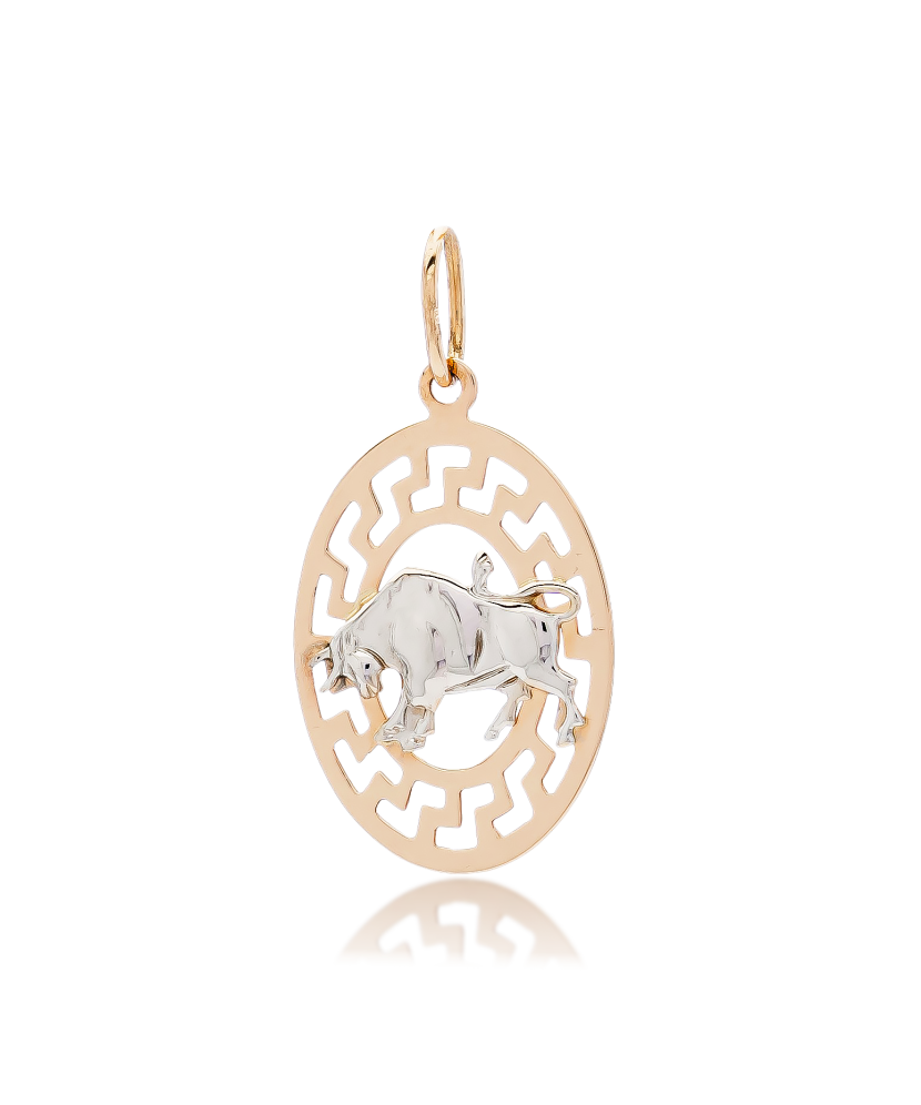 Auksinis pakabukas "Jautis" - Zodiako ženklų pakabukai - Goldinga