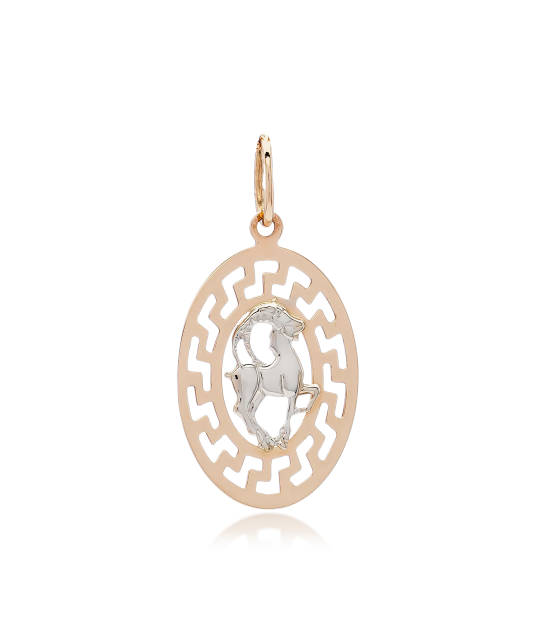 Auksinis pakabukas "Ožiaragis" - Zodiako ženklų pakabukai - Goldinga