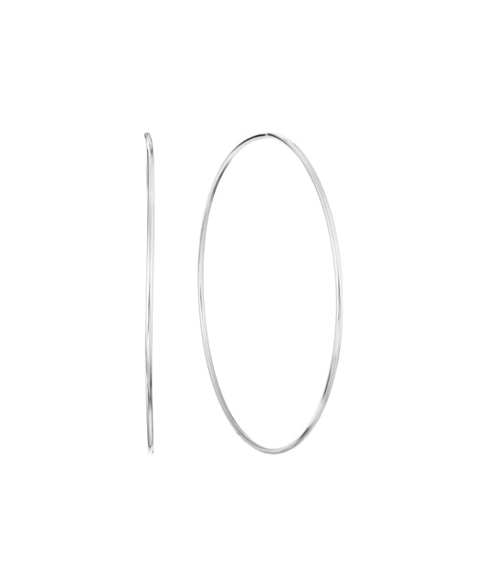 Sidabriniai auskarai rinkutės 90mm - Sidabriniai auskarai - Goldinga