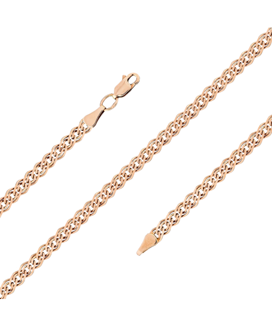 Auksinė vientisa apyrankė "Mona Liza" 4.5mm - Auksinės apyrankės - Goldinga