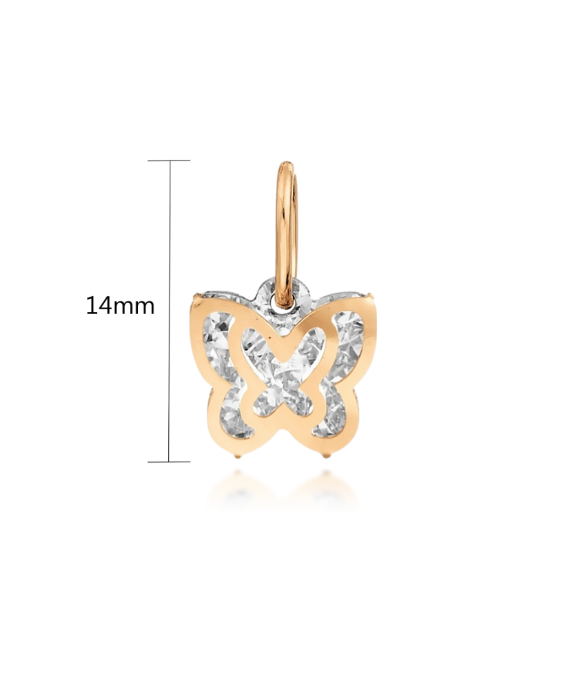 Auksinis pakabukas "Drugelis" - Auksiniai pakabukai - Goldinga