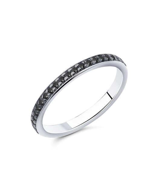 Sidabrinis žiedas su cirkoniais - Sidabriniai žiedai - Goldinga