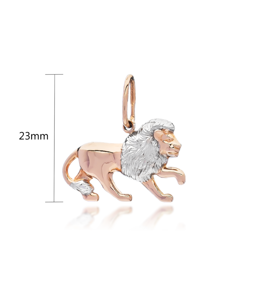 Auksinis pakabukas "Liūtas" - Zodiako ženklų pakabukai - Goldinga