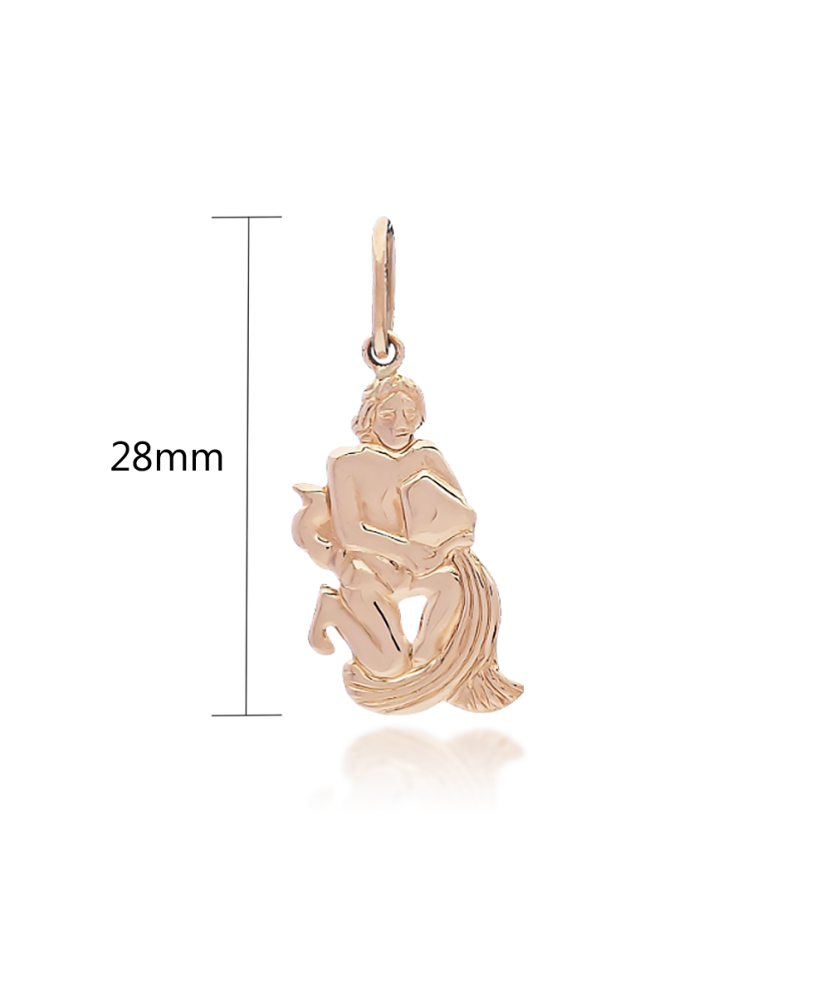 Auksinis pakabukas "Vandenis" - Zodiako ženklų pakabukai - Goldinga