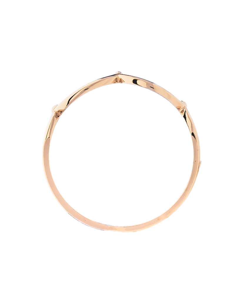 Auksinis žiedas "Karūna" - Auksiniai žiedai - Goldinga