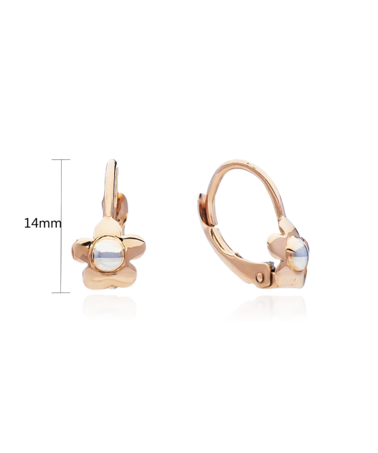 Auksiniai auskarai "Gėlytės" - Auksiniai auskarai - Goldinga