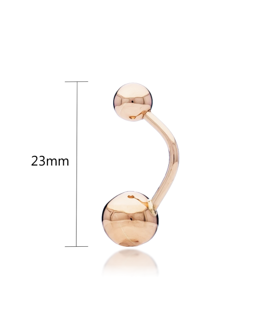 Auksinis auskaras į bambą  - Goldinga