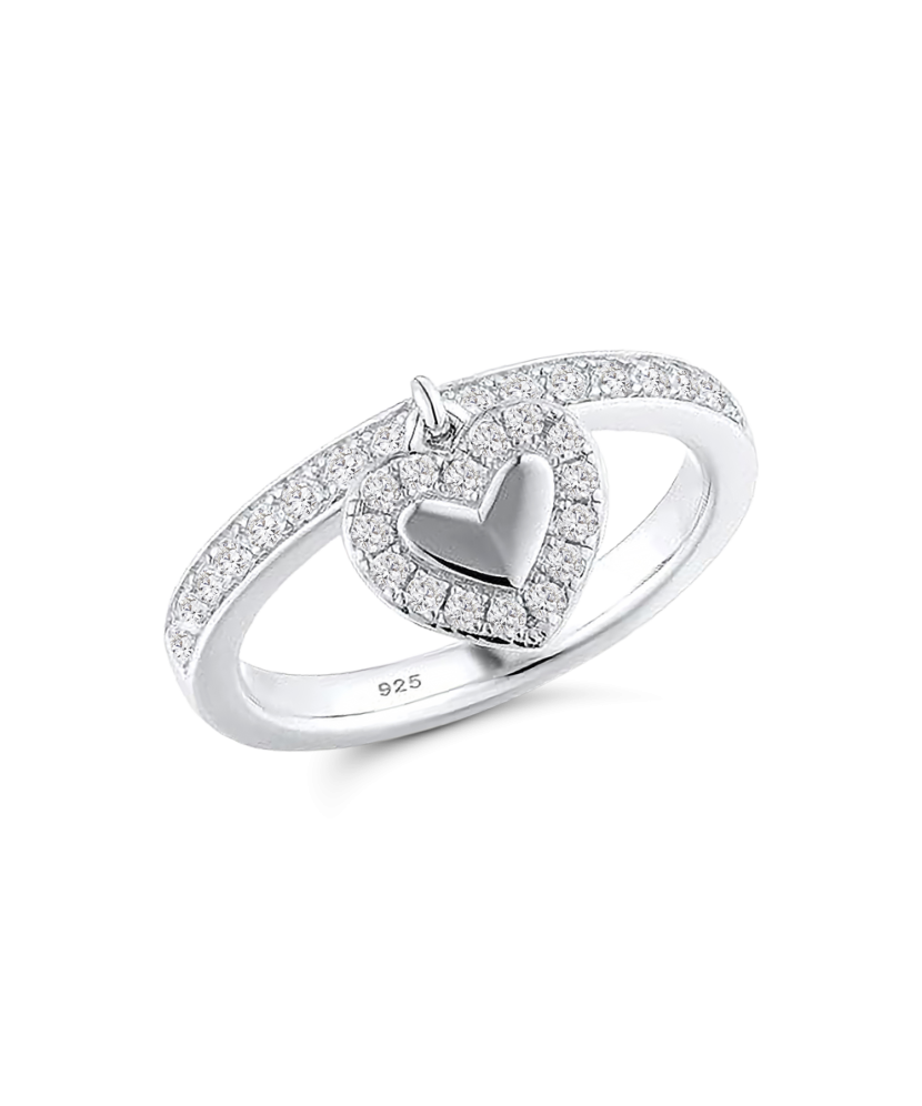 Sidabrinis žiedas su cirkoniais