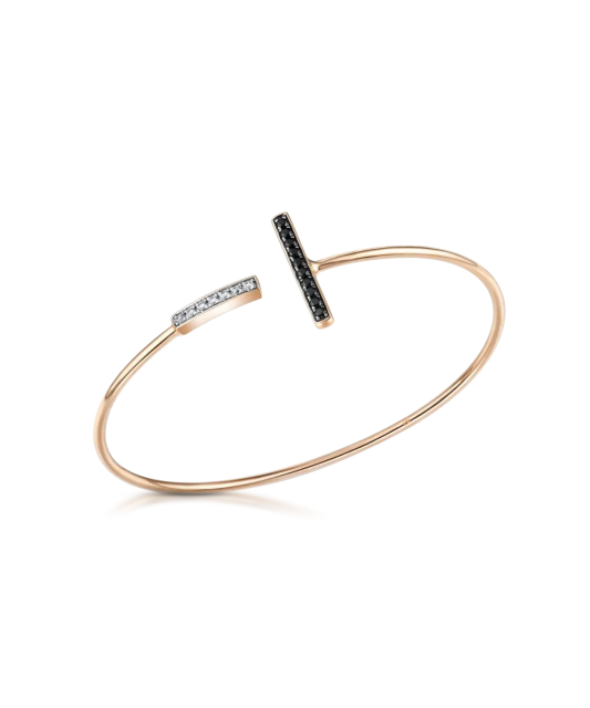 Auksinė apyrankė su safyrais - Auksinės apyrankės - Goldinga