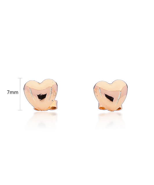 Auksiniai auskarai "Širdelė" - Auksiniai auskarai - Goldinga