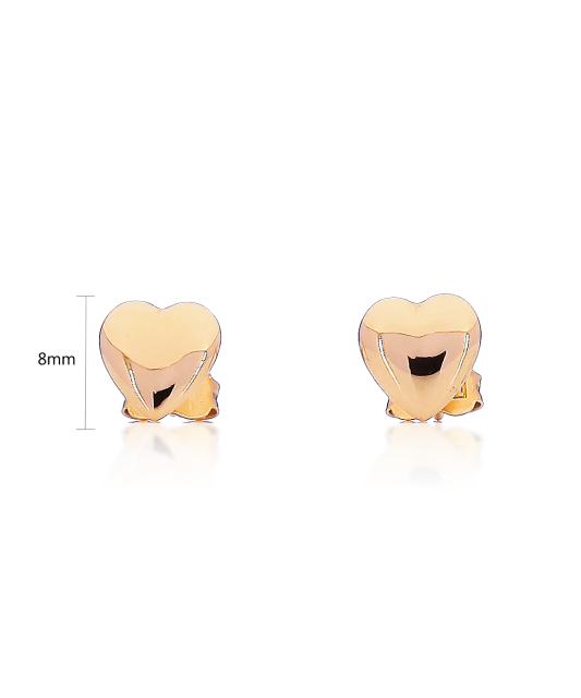 Auksiniai auskarai "širdelė" - Auksiniai auskarai - Goldinga