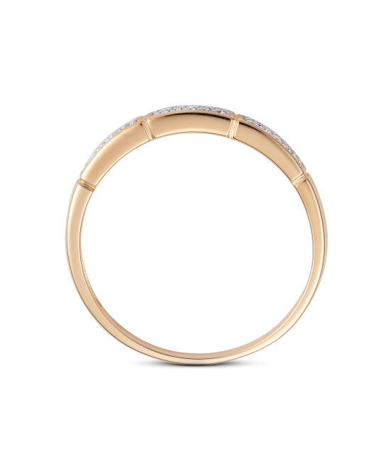 Auksinis žiedas su deimantais - Auksiniai Žiedai su brangakmeniais - Goldinga