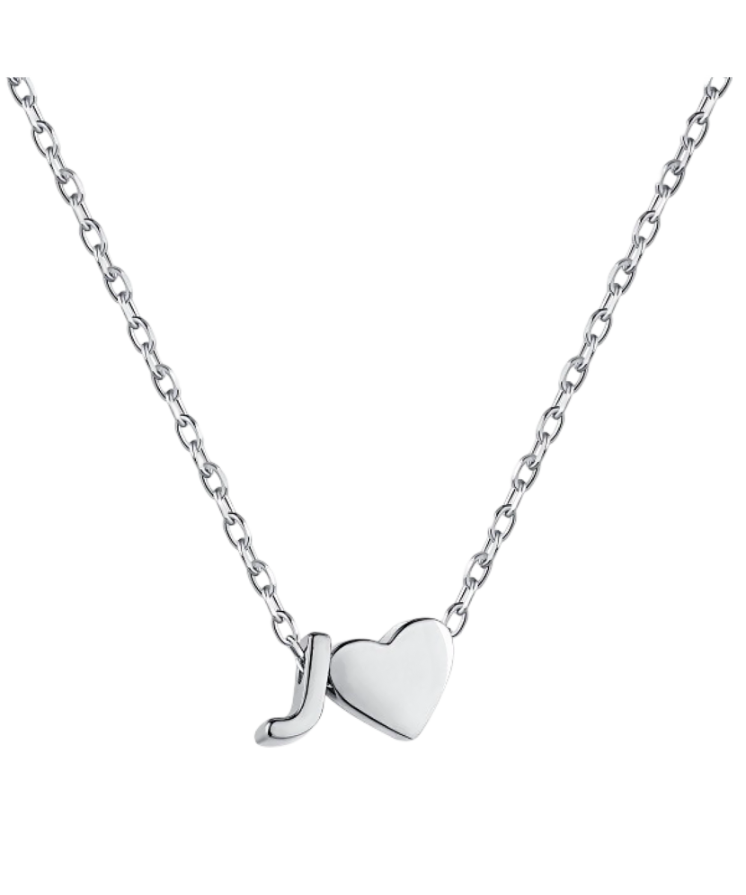 Sidabrinė Grandinėlė Su Pakabuku Raidė J - Sidabrinės grandinėlės su pakabukais - Goldinga