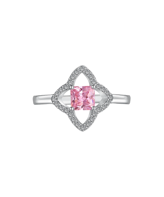 Sidabrinis žiedas su cirkoniais - Sidabriniai žiedai - Goldinga