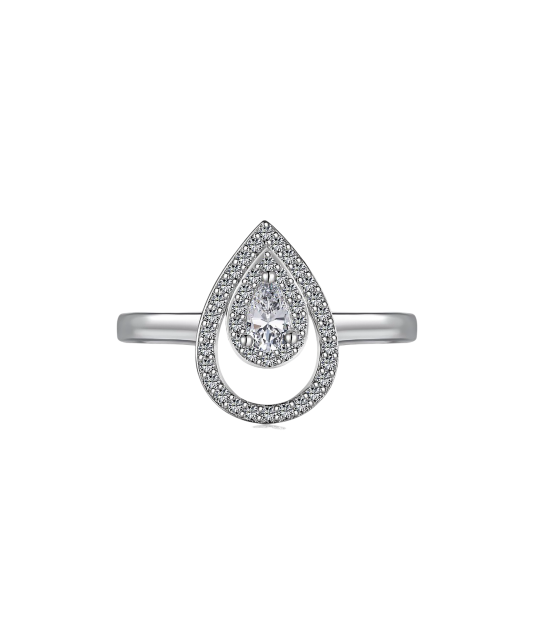 Sidabrinis žiedas su cirkoniais  - Goldinga