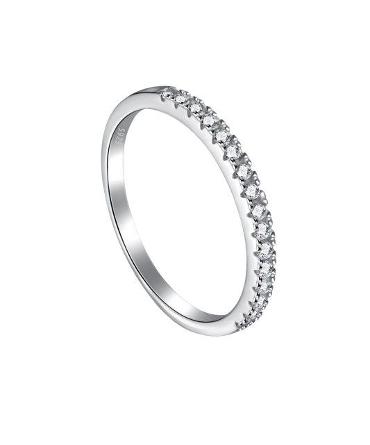 Sidabrinis žiedas su cirkoniais  - Goldinga