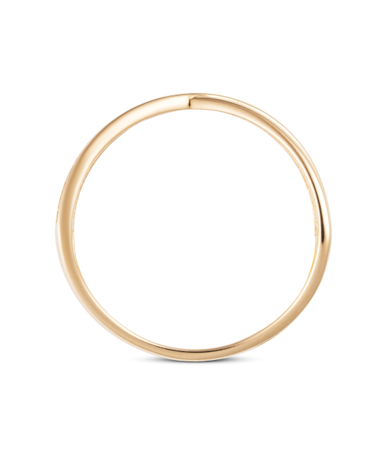 Auksinis žiedas su cirkoniais - Auksiniai žiedai - Goldinga