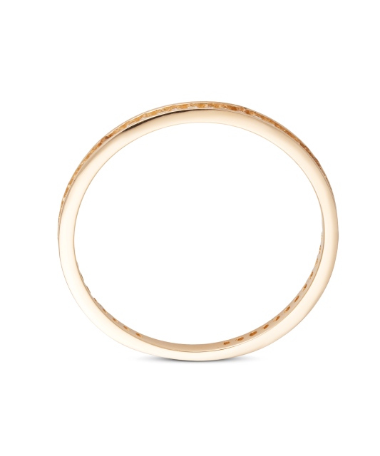 Auksinis žiedas su cirkoniais - Auksiniai žiedai - Goldinga