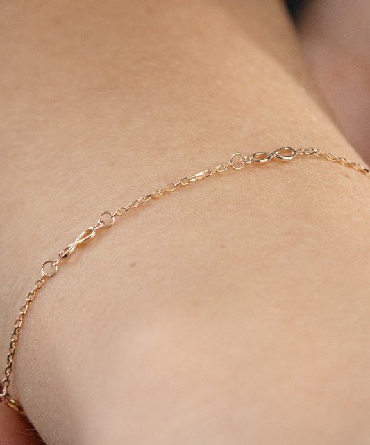 Auksinė apyrankė "Begalybė" - Auksinės apyrankės - Goldinga