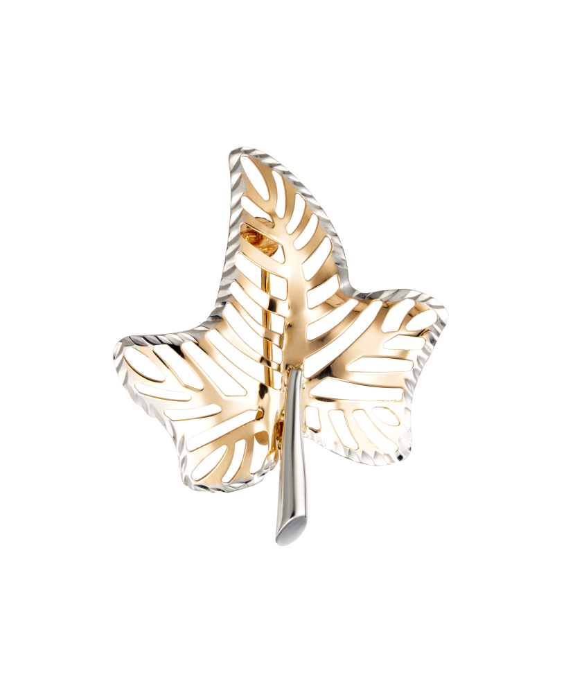 Auksinė sagė "Klevo lapas" - Sagės - Goldinga