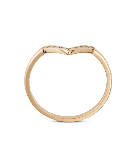 Auksinis žiedas su cirkoniais - Auksiniai žiedai - Goldinga