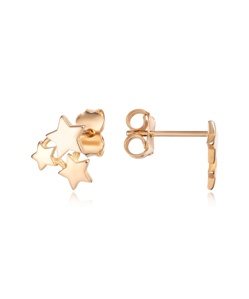 Auksiniai auskarai "Žvaigždė" - Auksiniai auskarai - Goldinga