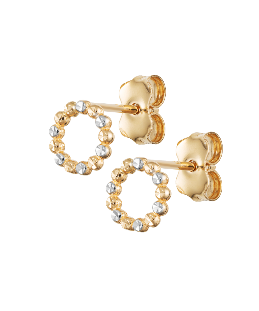 Auksiniai auskarai 6mm - Auksiniai auskarai - Goldinga